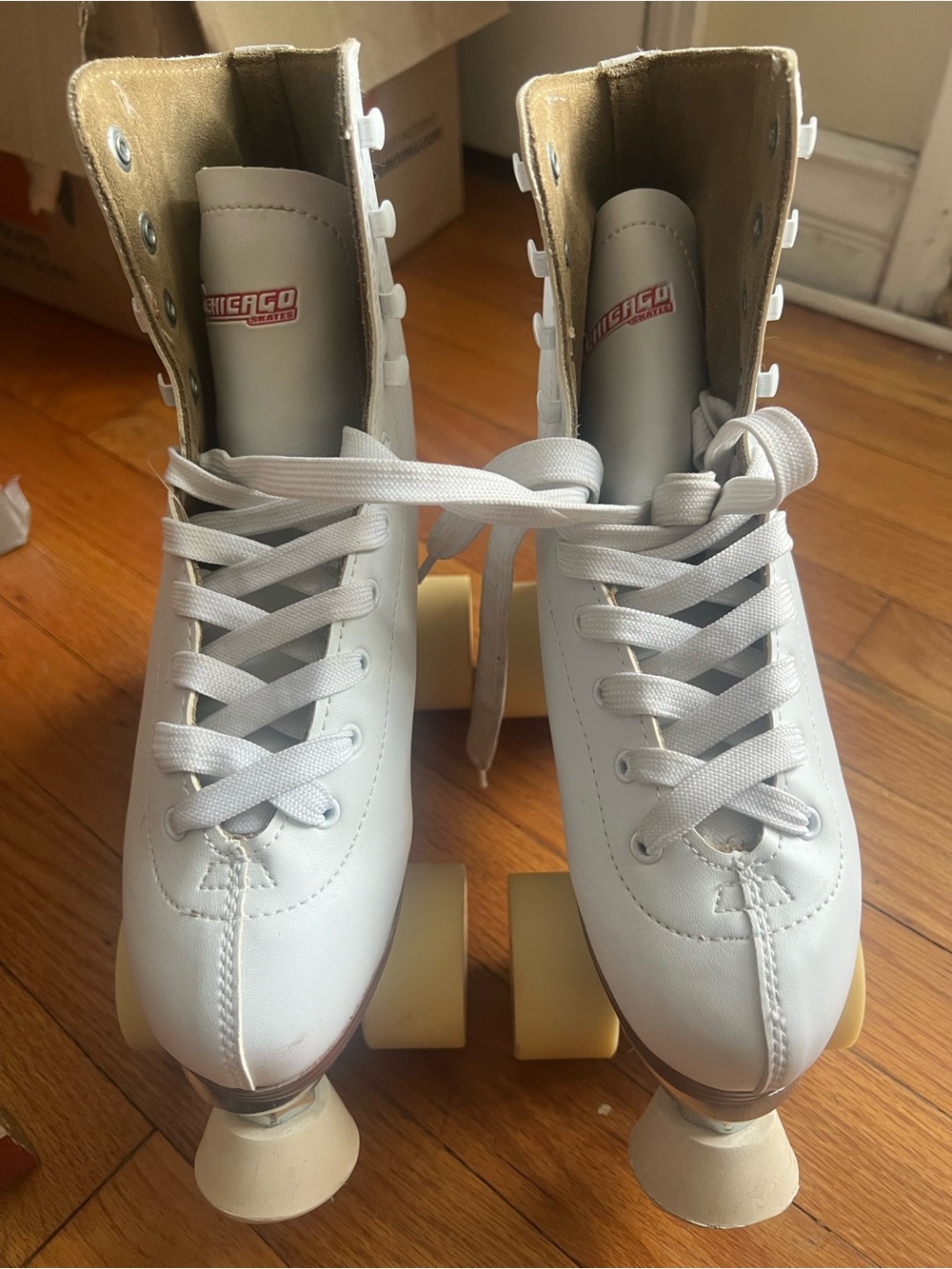 Chicago Skates White Classic Roller Skates